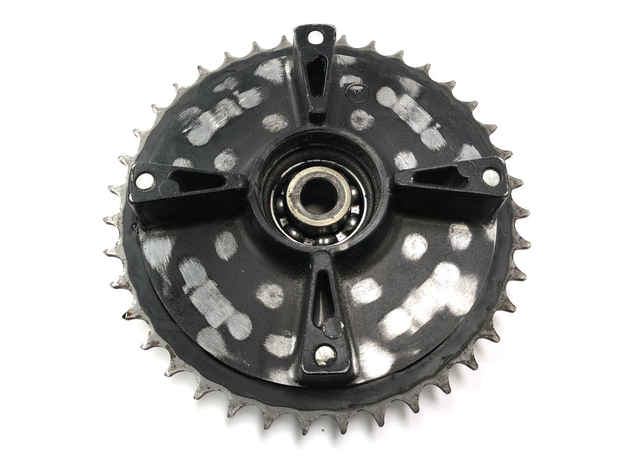 Yamaha XT 600 Z Ténéré 1VJ [1986] - chain wheel Ritzel drive wheel behind