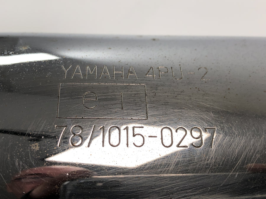 Yamaha XJR 1200 4PU [1996] - Exhaust silencer muffler muffler chrome right
