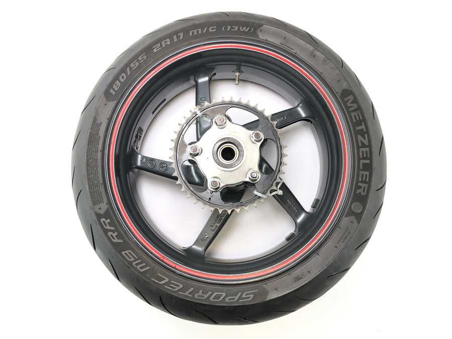 Aprilia SL 1000 Falco Pa [2000] - rear wheel Rad rim 6.00 x 17 inch tires 180/55 ZR17 Metzeler