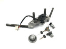 Yamaha GTS 1000 4FV [1997] - fork bridge with handlebar stub ignition lock lock set with tank cap-4