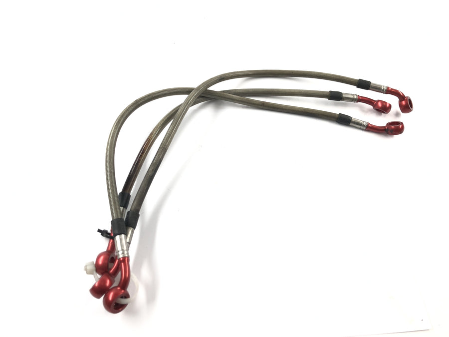 Kawasaki ZRX 1200 S ZRT20A [2001] - Steel braided brake line set at the front