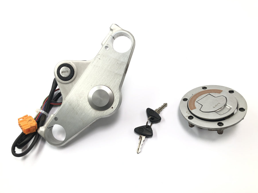 BMW K 1200 GT K12 [2003] - top fork bridge with ignition lock and tank lock