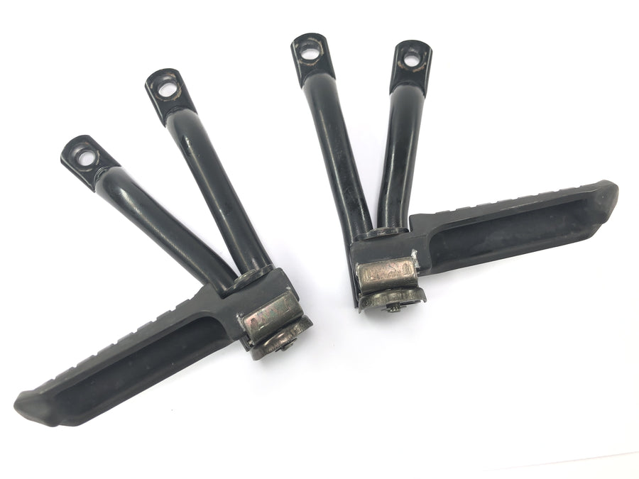 Kawasaki ZXR 400 ZX400L [1992] - Pillion footrests with rear footrest holder pair