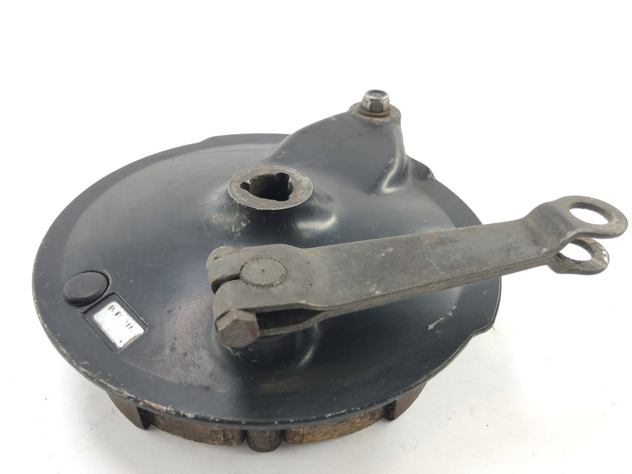 Yamaha XT 500 1U6 [1981] - Rear brake drum with brake shoes