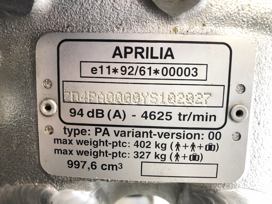 Aprilia SL 1000 Falco Pa [2000] - frame with papers