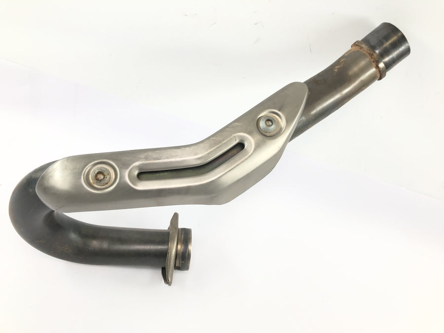Honda CRF 450 R [2007] - Auspuffkrümmer Krümmer Auspuffrohr mit Hitzeschild