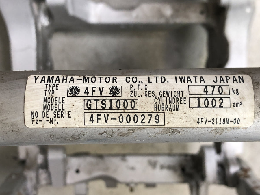 Yamaha GTS 1000 4FV [1997] - Frame with papers