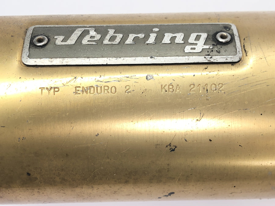Yamaha XT 500 1U6 [1981] - Silencer Exhaust Rear Silencer Sebring Enduro 2