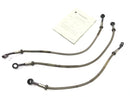 Kawasaki ZR7 ZR750F [1999] - brake line brake hose set steel flex stainless steel at the front with ABE-1