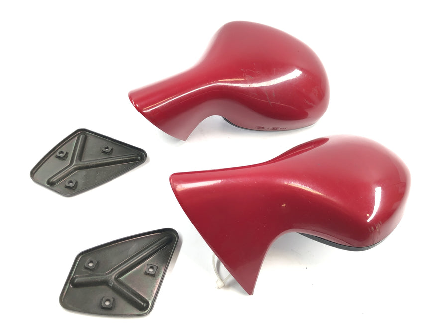 Yamaha GTS 1000 4FV [1997] - Mirror rearview mirror left and right red with brackets