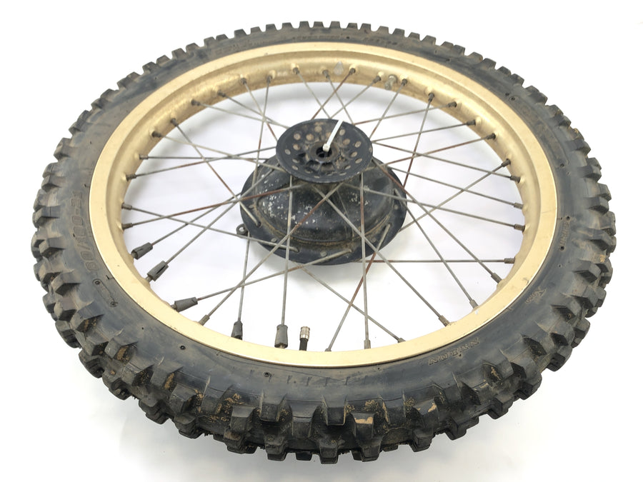 Yamaha XT 500 1U6 [1981] - Wheel set front wheel rear wheel gold