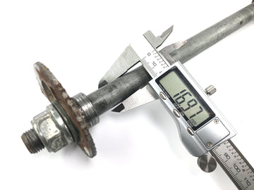 Honda XRV 750 Africa Twin RD04 [1992] - Rear wheel axle axle wheel axle tension axle with chain tensioner - 0
