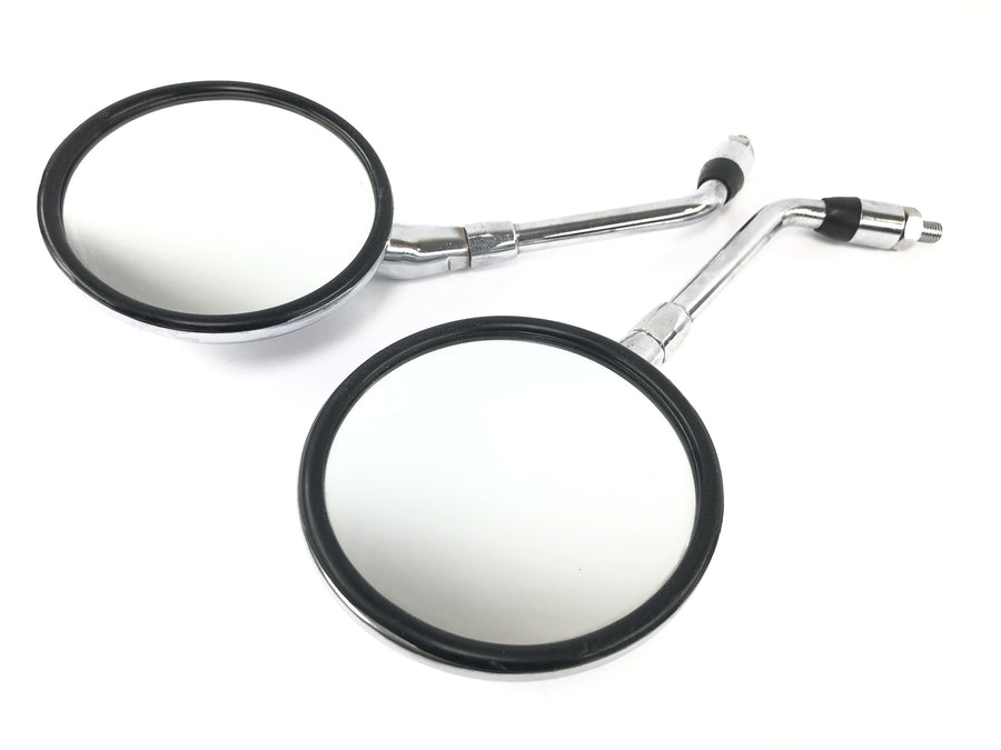 Kawasaki Zephyr 750 ZR750C [1994] - Mirror pair rearview mirror handlebar mirror chrome round