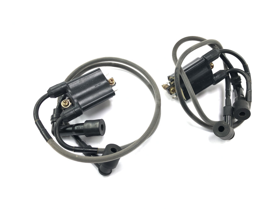 Kawasaki VN 1500 Mean Streak VN50T [2005] - Ignition coil ignition unit ignition coil set with ignition cables and spark plug connectors