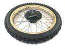 Yamaha XT 500 1U6 [1981] - Front wheel rim gold spoke wheel 1.85 x 21" with drum brake-1