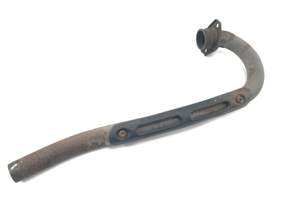Yamaha XT 500 1U6 [1981] - Manifold exhaust manifold outlet pipe with heat shield