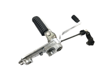 Kawasaki ZRX 1200 S ZRT20A [2001] - Front left footrest system with shift lever and shift linkage driver footrest