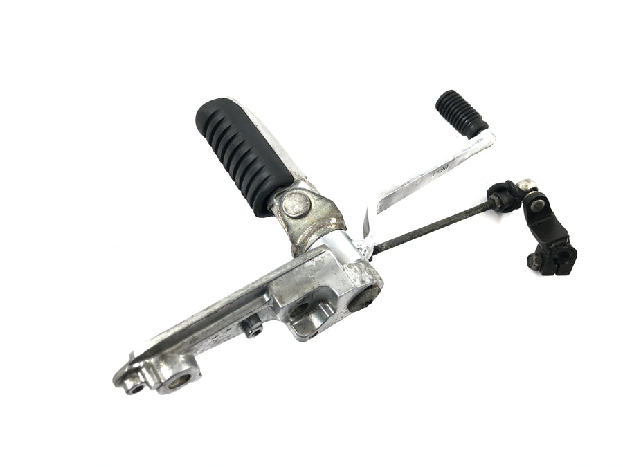 Kawasaki ZRX 1200 S ZRT20A [2001] - Front left footrest system with shift lever and shift linkage driver footrest