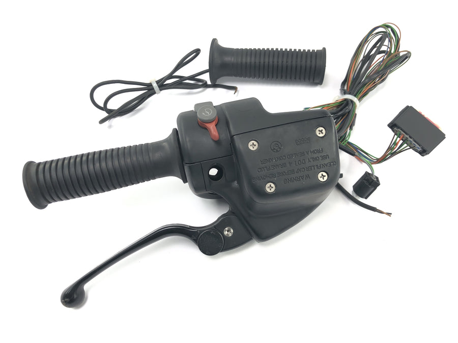 BMW R 1150 RS R22 [2003] - Handlebar fitting, right, throttle grip, handbrake pump, switch unit, heated grip