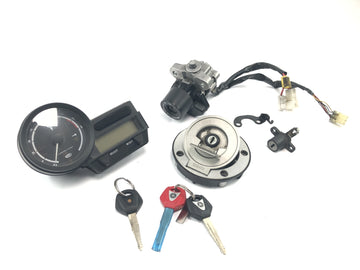 Yamaha MT 03 RM02 [2007] - Lock set speedometer 46063 km cockpit instrument display tachometer