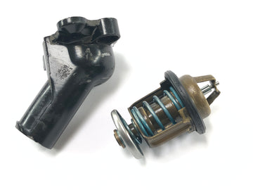 Cagiva Planet 125 [1998] - Cooling water thermostat with thermostat housing - 0
