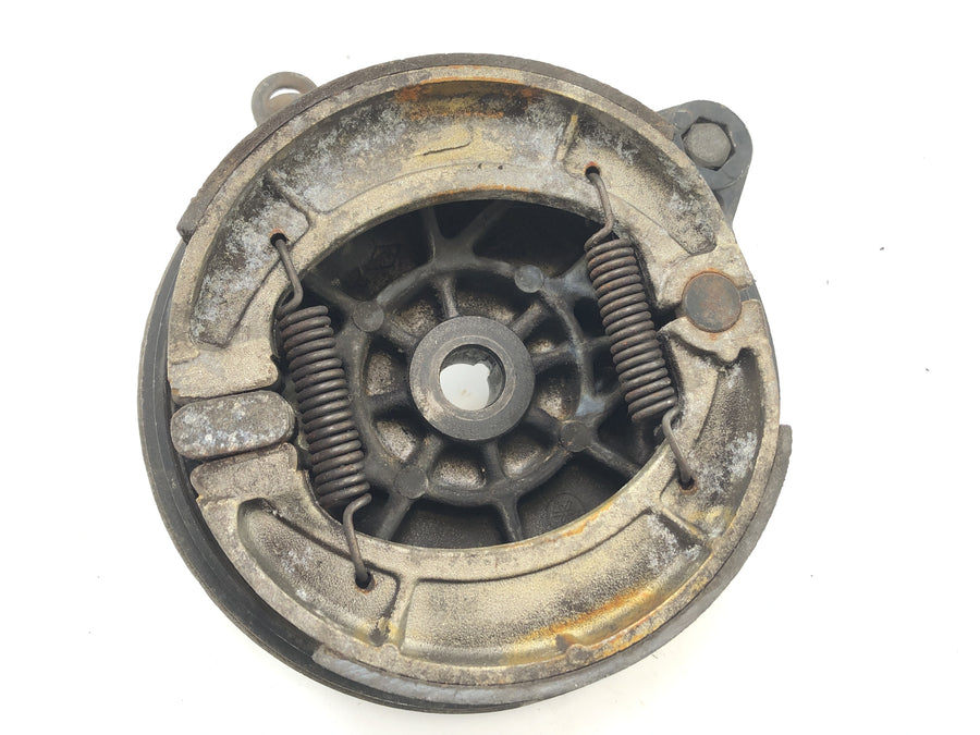 Yamaha XT 500 1U6 [1981] - Rear brake drum with brake shoes