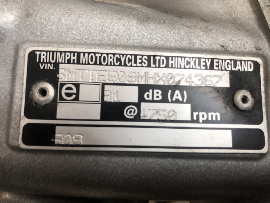 Triumph Speed ​​Triple 955i [1999] - Frame with papers