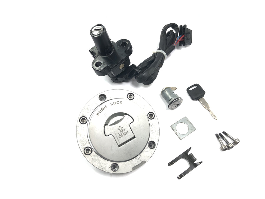 Honda CBR 900 RR Fireblade SC33 [2000] - Lock set ignition lock tank cap seat lock