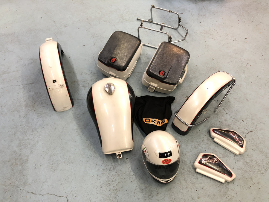 Moto Guzzi California 1100i [1995] - Paint set fairing parts tank mudguard case set with carrier