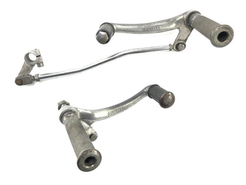 Ducati SL 600 Pantah [1982] - Rider footrests with gearshift and brake lever