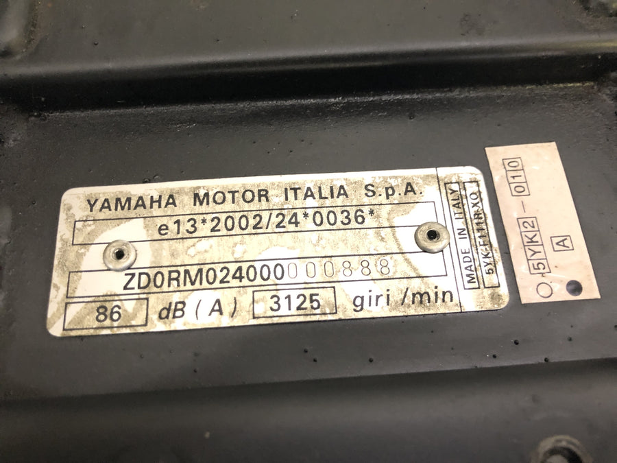 Yamaha MT 03 RM02 [2007] - Frame chassis main frame with papers