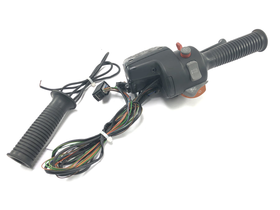 BMW R 1150 RS R22 [2003] - Handlebar fitting, right, throttle grip, handbrake pump, switch unit, heated grip