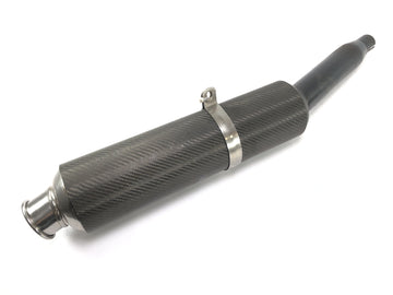 Triumph Daytona 900 T300 [1993] - silencer on the right exhaust carbon