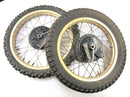 Yamaha XT 500 1U6 [1981] - Wheel set front wheel rear wheel gold-1