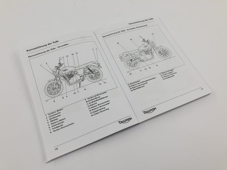 Triumph Bonneville T100 986MF [2012] - Owner’s Manual