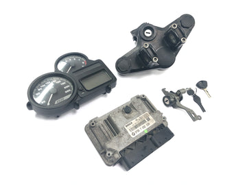 BMW R 1200 GS R12 K25 [2004] - Lock set control unit cockpit ignition lock upper fork bridge steering lock key set