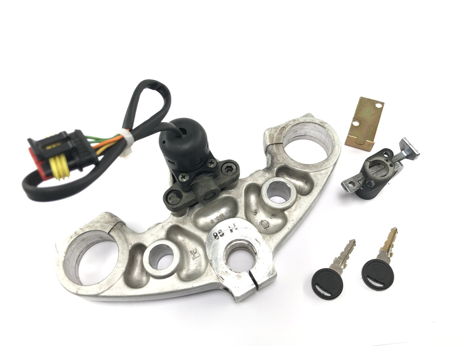 Moto Guzzi California 1100 EV KD [1998] - Lock set with upper fork bridge, ignition lock, seat lock