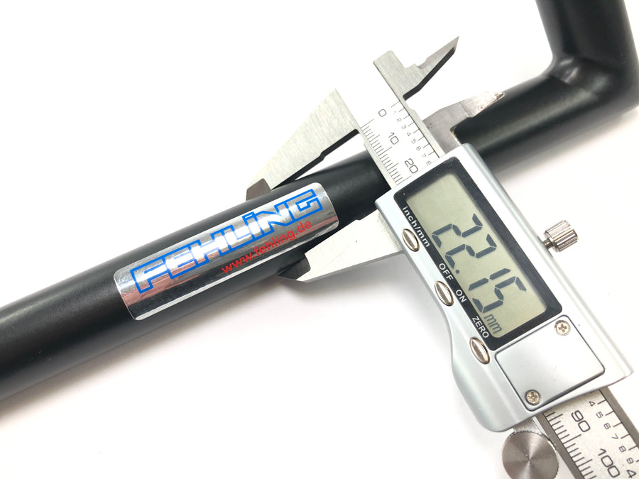 Motorcycle handlebars - Handlebar Fehling LZ7 Z-handlebar 870 mm wide black 22mm