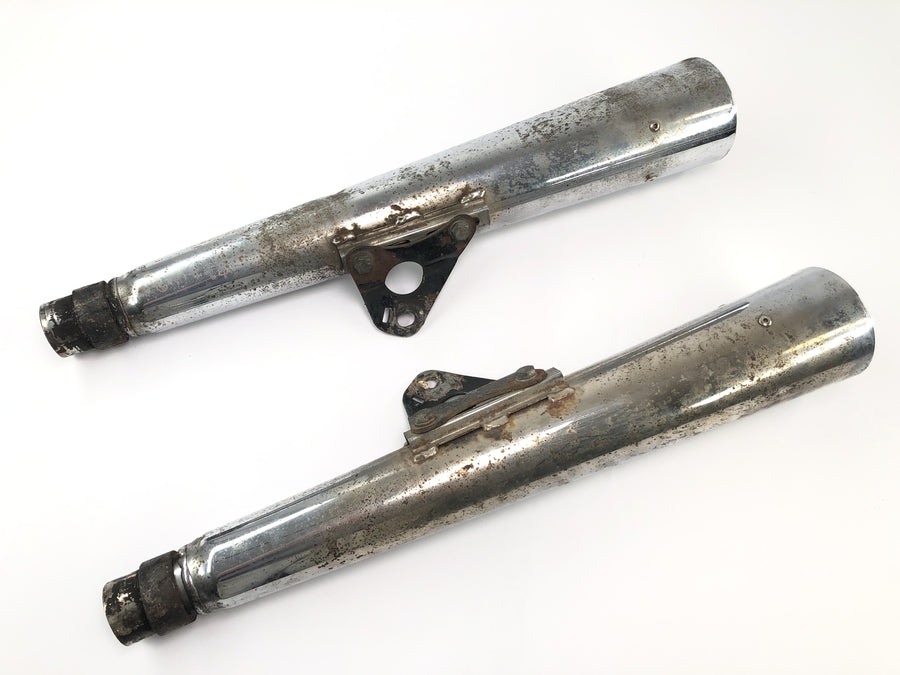 Honda GL 500 SILVERSCHING PC02 [1982] - exhaust end pot silencer left and right