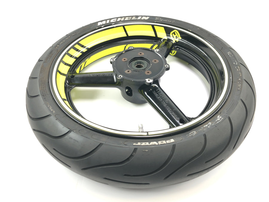 Husqvarna TE 610 H6 8AE [Suzuki RGV 250] - Wheel rim tire set front wheel 3.50 x 17 rear wheel 4.50 x 17 set with mock copy