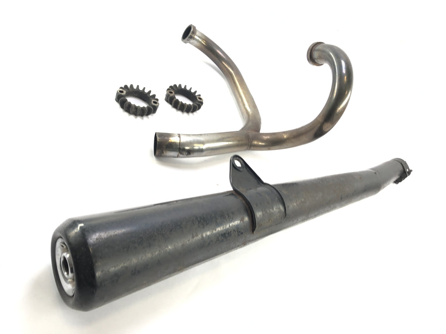 Ducati SL 600 Pantah [1982] - Exhaust system muffler manifold 2 in 1 CONTI