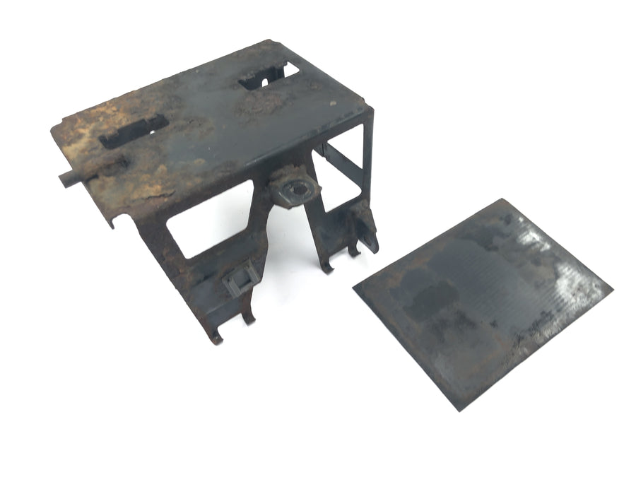 BMW R 100 GS 247E [1991] - Battery box holder battery holder carrier retaining plate