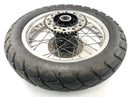 Honda SLR 650 RD09 [1997] - rear wheel rim tire brake disc chain wheel 2.50 x 17 "-1