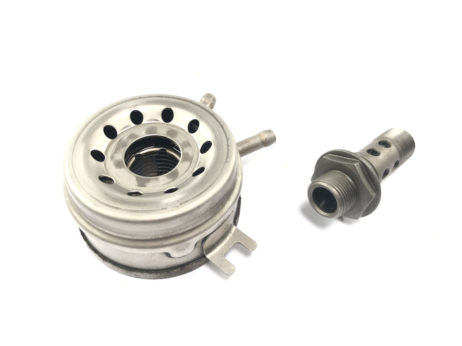 Honda ST 1100 SC26 Pan European [1990] - Oil cooler oil filter housing oil filter adapter
