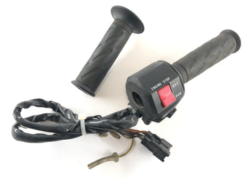 Suzuki GSX-R 1100 W GU75 C [1993] - Handlebar switch right with throttle grip and rubber grips