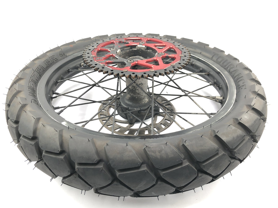 Beta RR 125 [2018] - Rear wheel rim with brake disc and chain wheel 18 inches