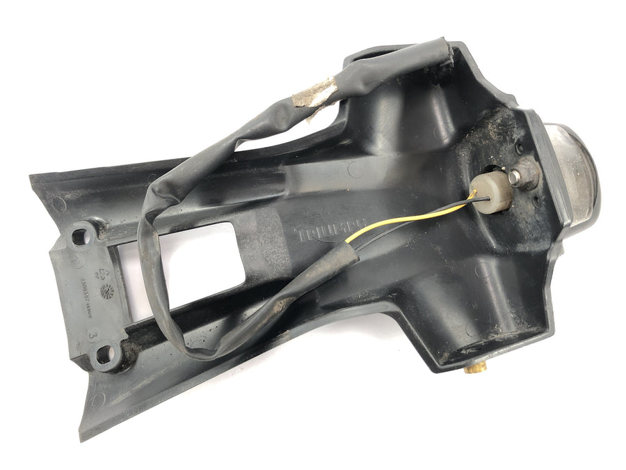Triumph Street Triple R 675 D67LD [2010] - license plate lighting with turn signal