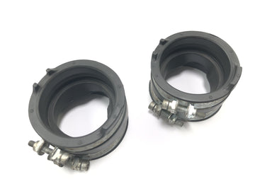 Triumph Bonneville T100 986MF [2012] - intake manifold carburettor rubber flange pair - 0