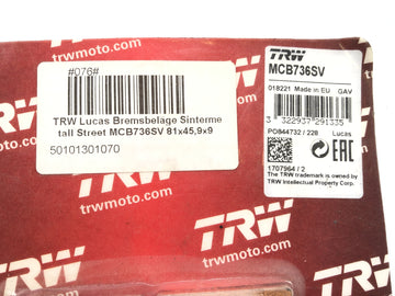 BMW K 1300 R K12S [2014] - Brake pads as good as new - 0