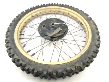 Yamaha XT 500 1U6 [1981] - Wheel set front wheel rear wheel gold - 0